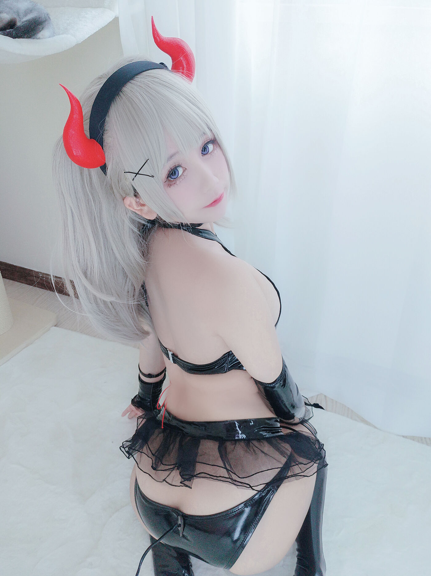 日奈娇 NO.030 束缚魅魔-自拍视频[37P]插图7